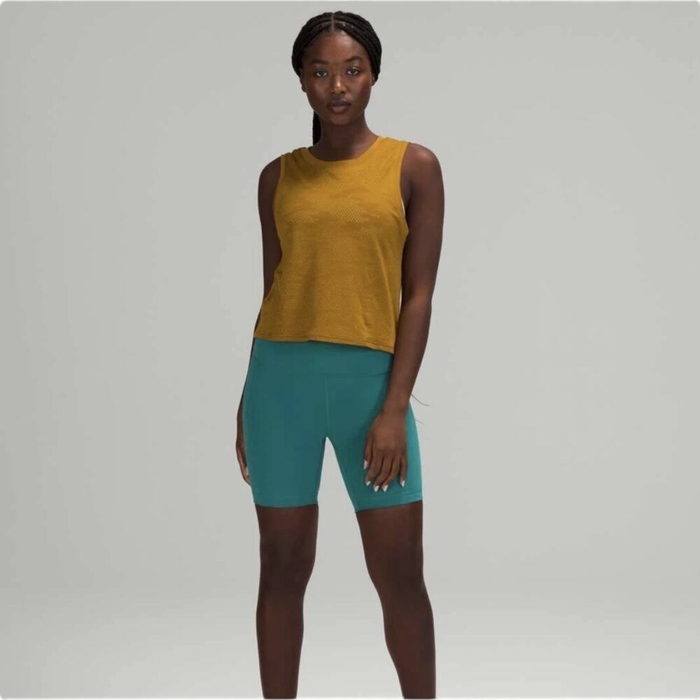 Lululemon Train to Be Tank Dot Camo Burnt Caramel Size 6 - Picture 3 of 7